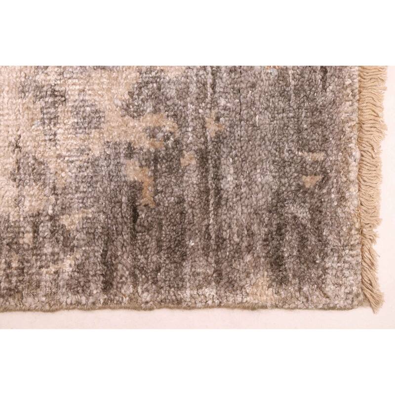 ECARPETGALLERY Hand-knotted Legacy Tan Silk Rug - 5'5 x 7'6