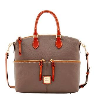 Dooney Bourke Handbags Our Best Clothing Shoes Deals Dooney Bourke Pebble Grain Double Pocket Satchel Introduced By At 248