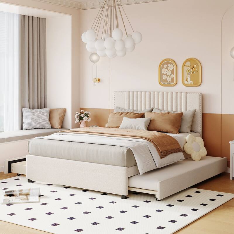 Full Size Bed with Twin Size Trundle