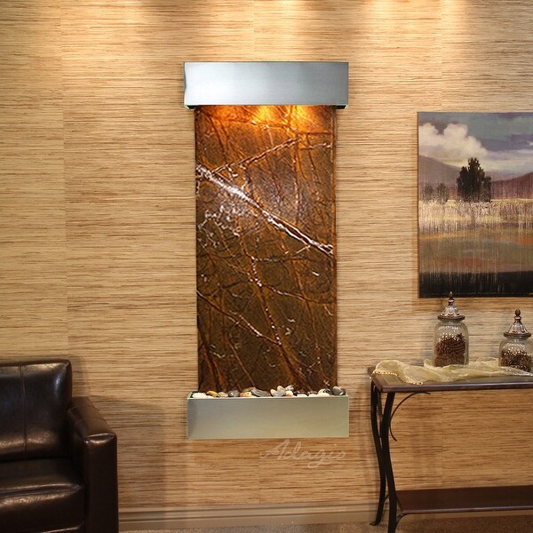 Adagio Inspiration Falls Fountain - Square - Stainless Steel - Choose Options