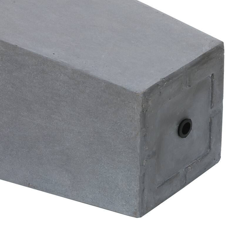 Tall Tapered Square Indoor & Outdoor MgO Planter
