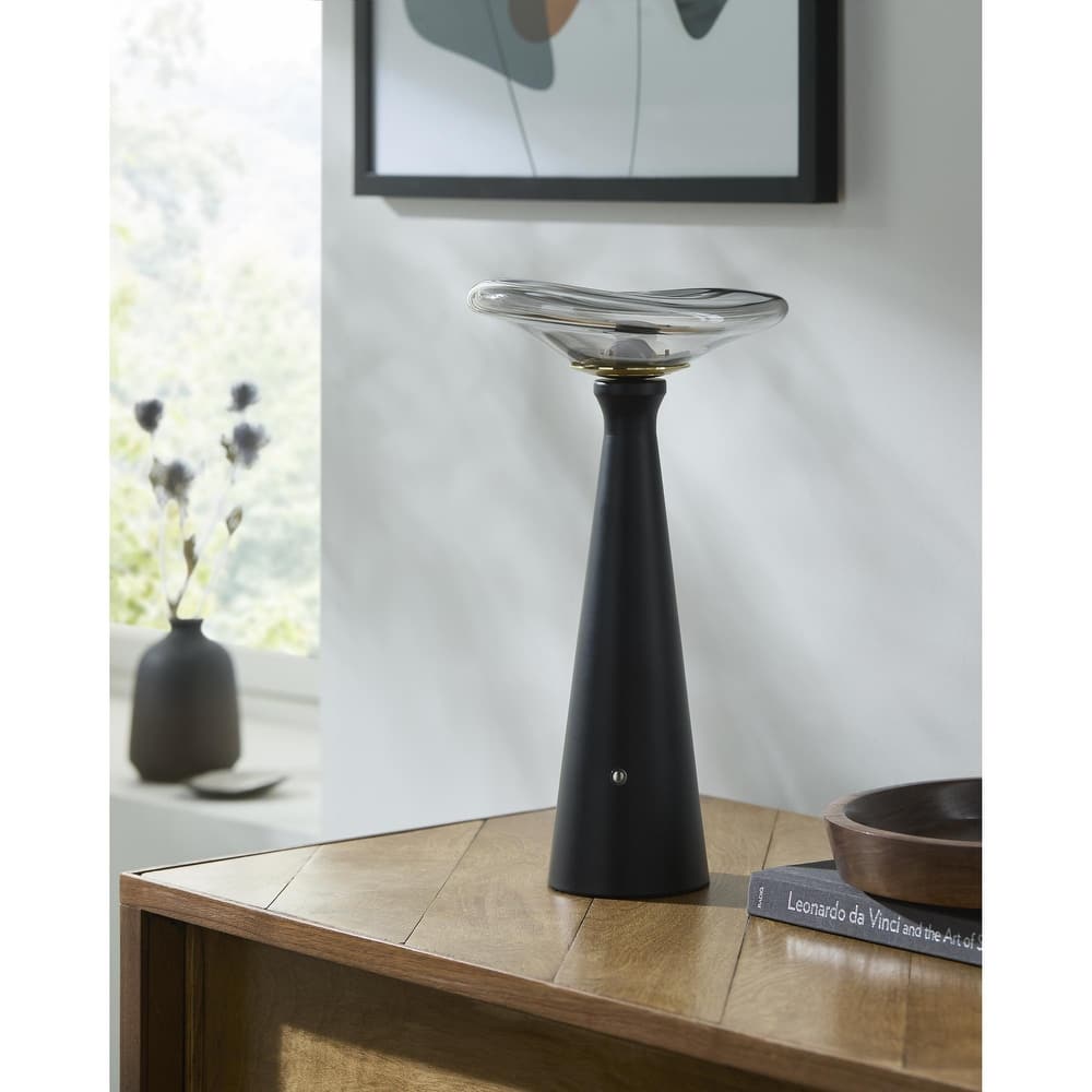 Livabliss Mafra Traditional Buffet Table Lamp - 14"H x 8"W x 8"D