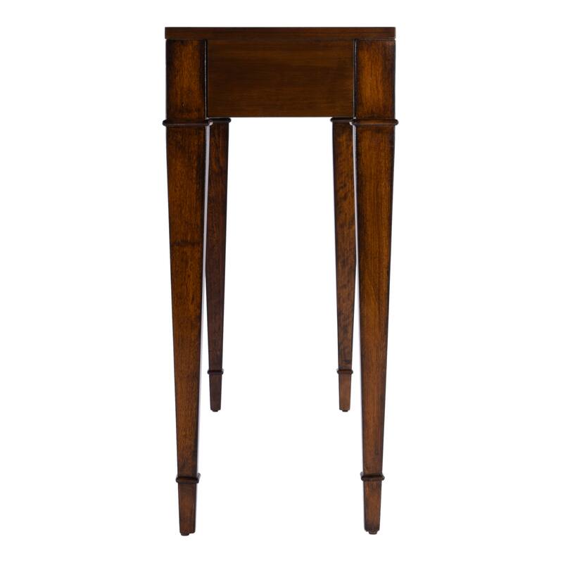 Kai 2 Drawer 46" Burl Wood Console Table