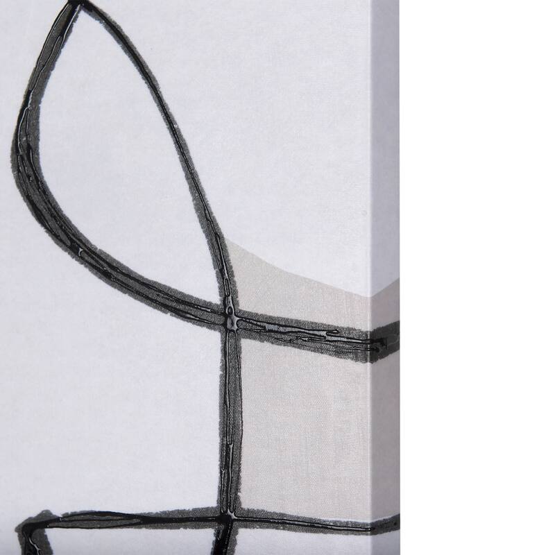 Neutral Shapes I (30 x 30) Canvas Art Print