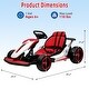 preview thumbnail 12 of 30, Go Kart for Kids, 24V Drift Kart with 2X200W Strong Motor