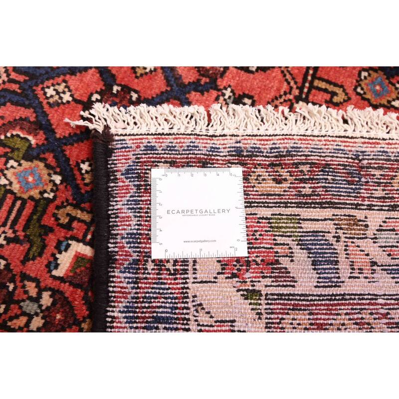 ECARPETGALLERY Hand-knotted Andelz Red Wool Rug - 3'8 x 10'4