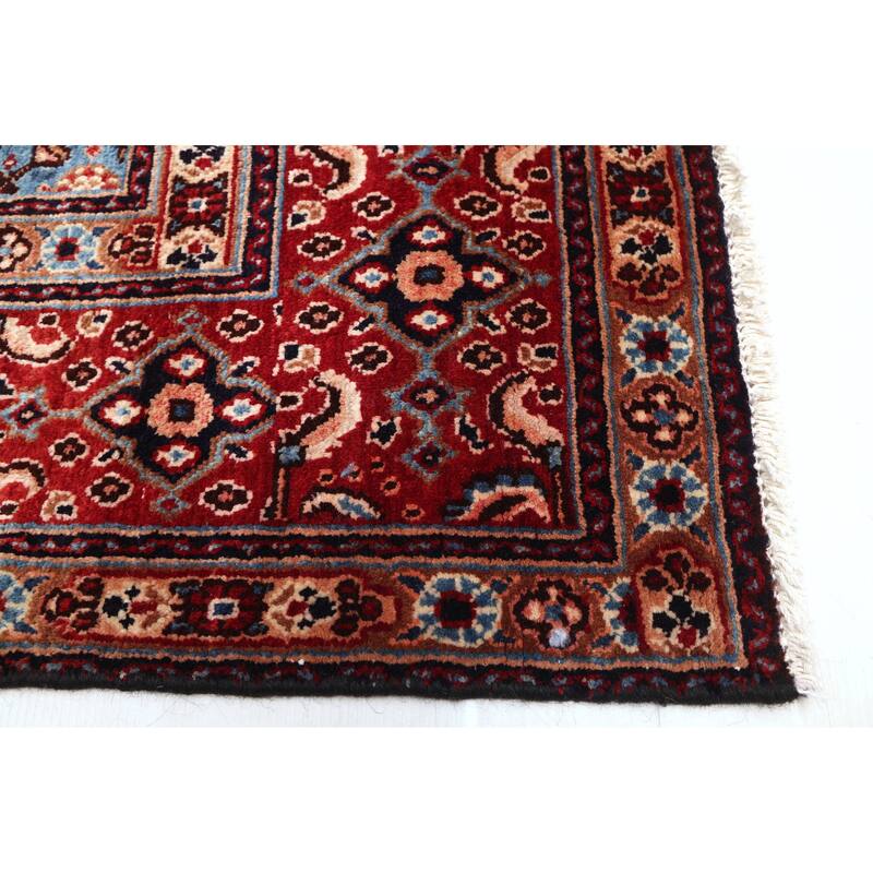 ECARPETGALLERY Hand-knotted Antalya Vintage Cream Wool Rug - 9'5 x 12'6