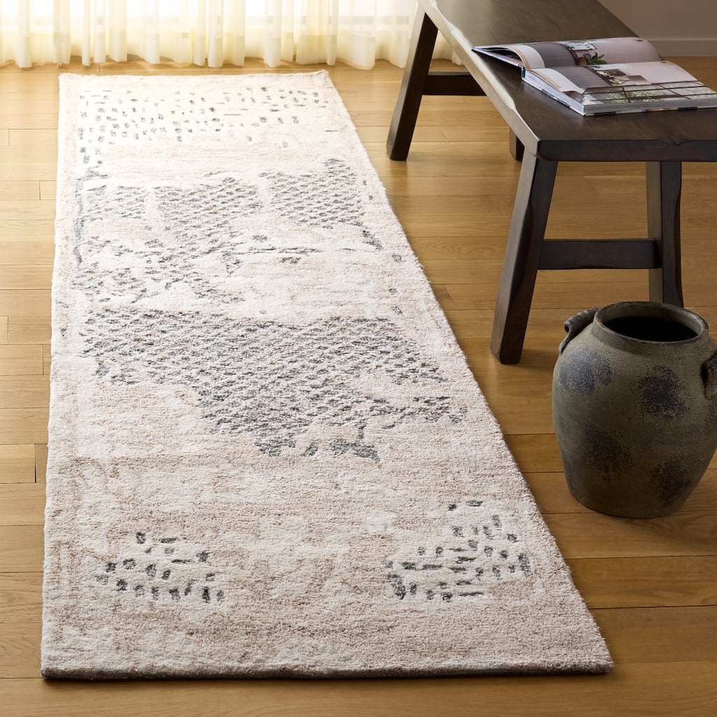 SAFAVIEH Handmade Harvest Dylis Modern Contemporary Wool Rug