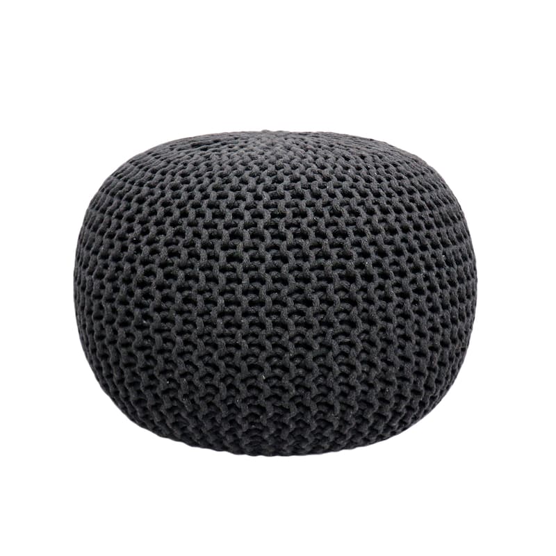 Pasargad Home Santorini Cotton Pouf