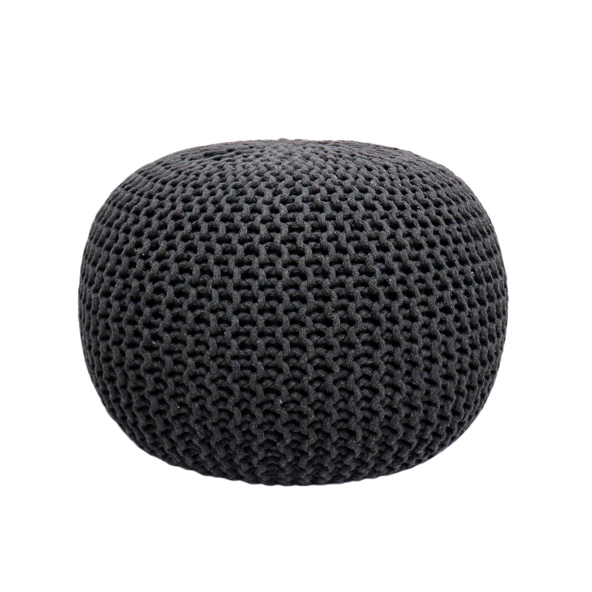 Pasargad Home Santorini Cotton Pouf