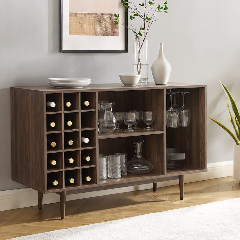 Liam Wine Storage Sideboard - 18'x47.75"x30.25" - Walnut