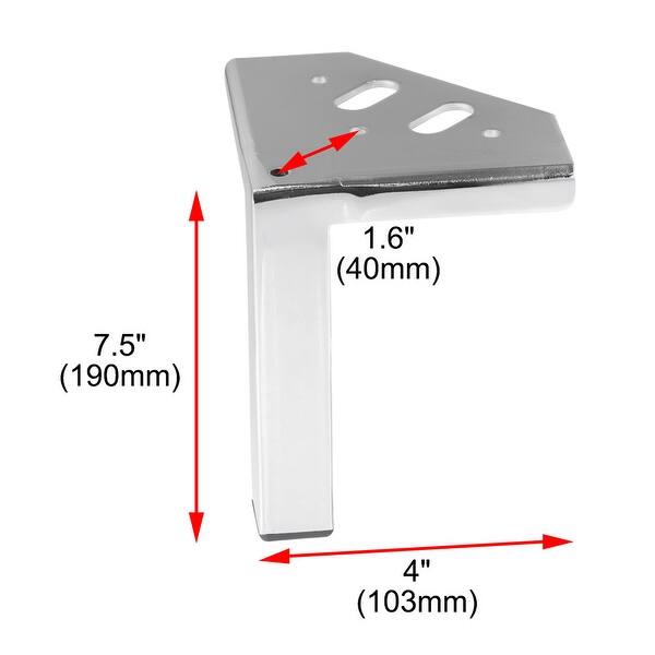 Shop 7 5 Inch Metal Furniture Legs Metal Feet For Sofa Couch Chair