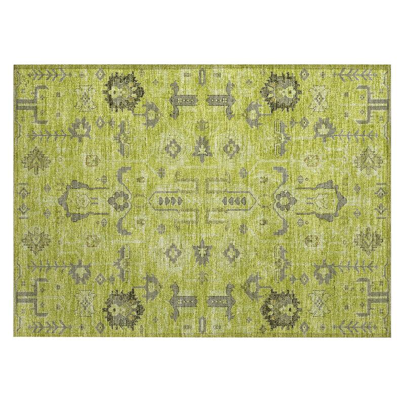 Machine Washable Indoor/ Outdoor Chantille Boho Rug