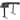 Mount-It! 38"W L-Shaped Adjustable Particle Board Standing Desk, Black (MI-15003)