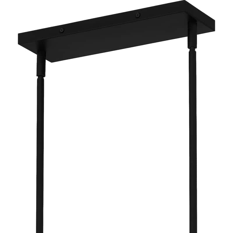 Caspian 5-Light Matte Black Island Light