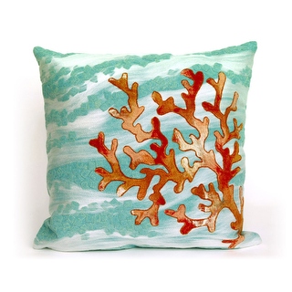 Coral and teal clearance pillows