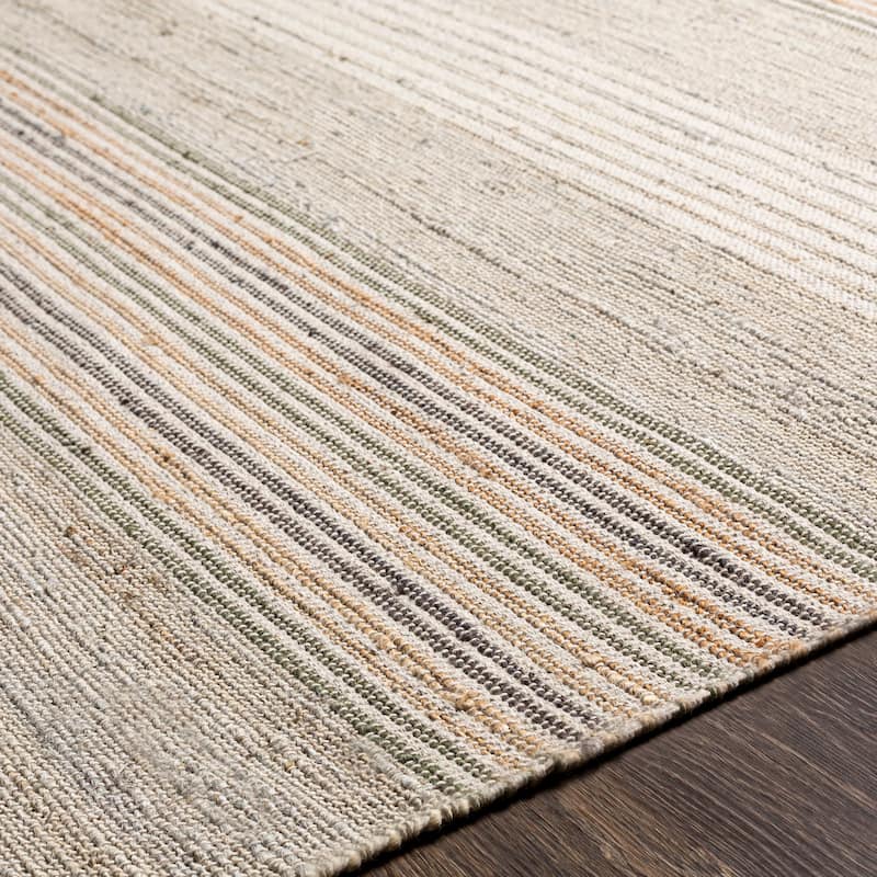 Artistic Weavers Dhrite Handmade Cottage Striped Jute Blend Area Rug