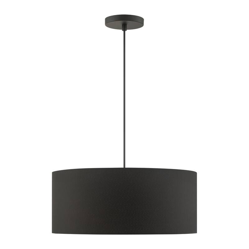 Livex Lighting Bainbridge 3 Light 18" Wide Drum Chandelier