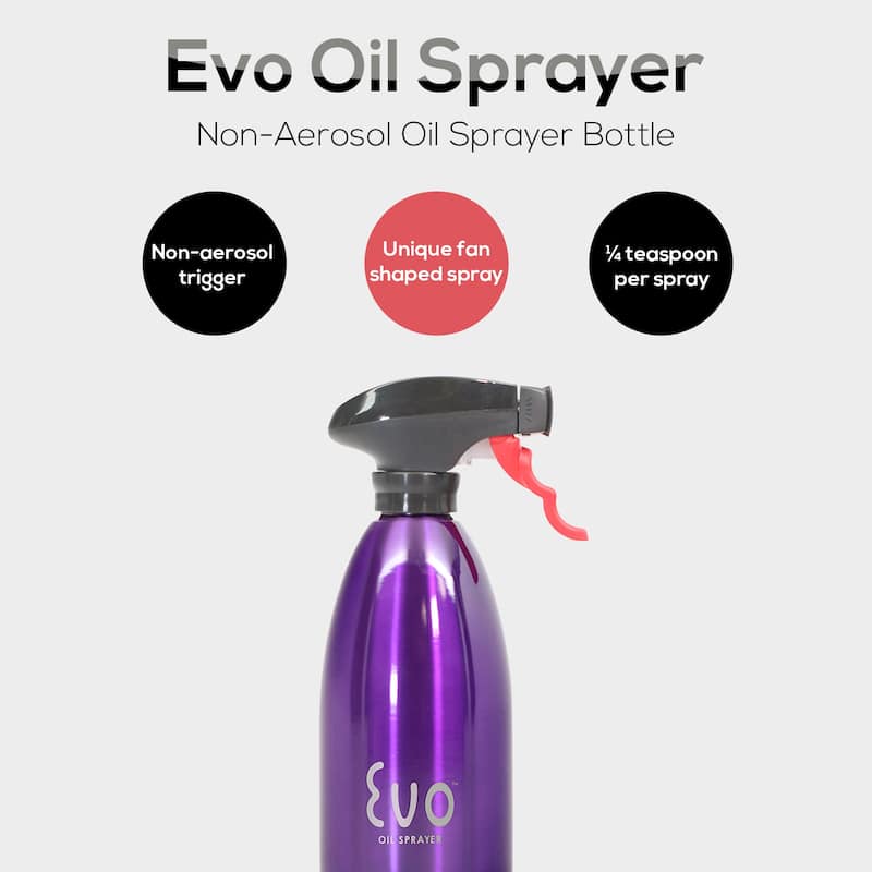 Evo Stainless Steel Oil Sprayer, 16-Ounce Capacity