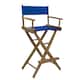 Option natural frame/ royal blue canvas