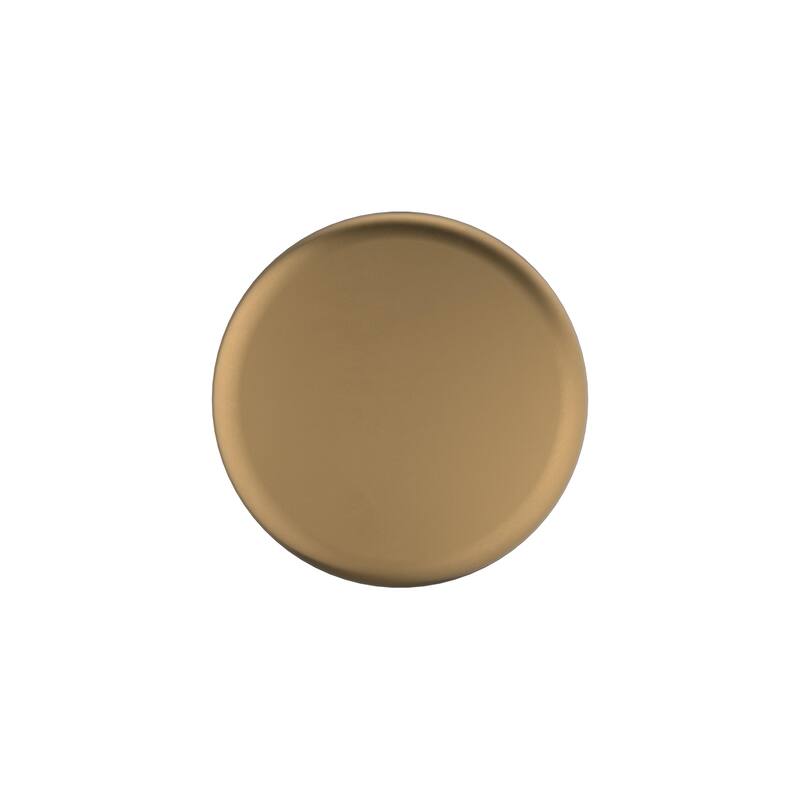 Factor 1-1/4 in (32 mm) Diameter Champagne Bronze Cabinet Knob - 1.25