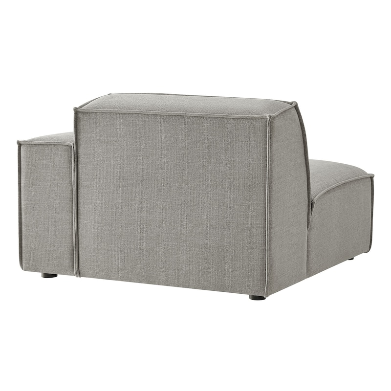 Restore Performance Fabric Upholstered Right-Facing Modular Lounge Chair