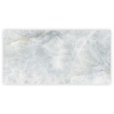Apollo tile 24" x 48" Splendor Lappato Frosted Sky Blue Porcelain Tile (15.5 sq ft/case) - 2 Pack