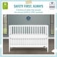 preview thumbnail 2 of 2, Dream On Me Clover 4-In-1 Modern Island crib With Rounded Spindles - White