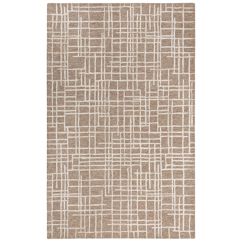 Alora Decor Classic Hand-tufted Wool Rug - 7'9" x 9'9" - Brown