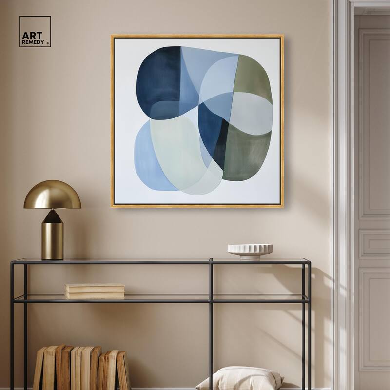 Serene Overlap II Canvas by Art Remedy