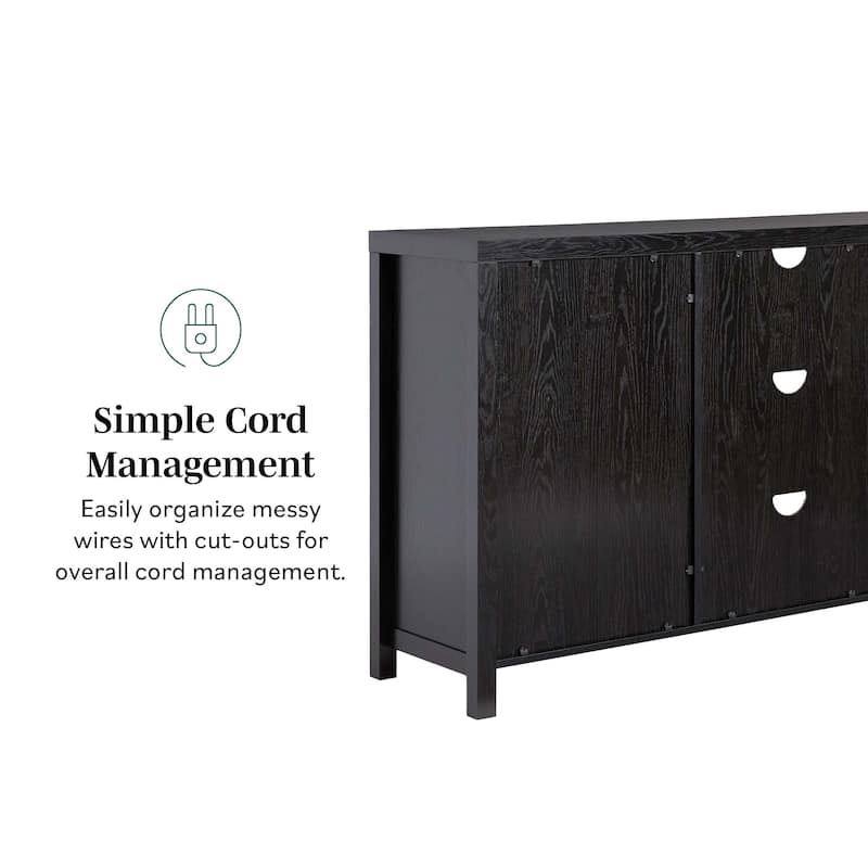 Middlebrook Designs 2-Door 58 inch Sideboard with Arched Rattan Panels