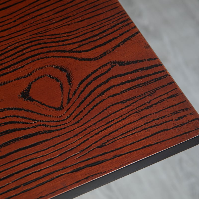 HOMCOM 3 Piece Bar Table Set with 1 Table, 2 High Back Chairs and Metal Frame with Footrests for Home