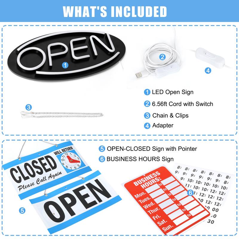 Open Signs for Business