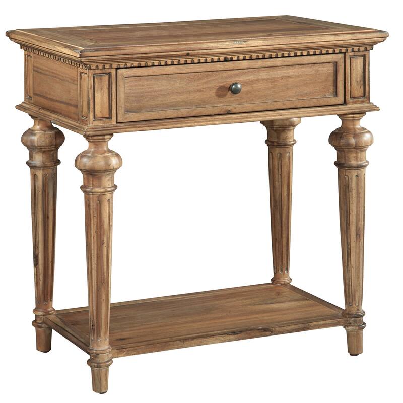 Hekman Single Drawer Night Stand - 1-drawer - Oak