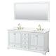 Option White, Gold Trim, Giotto Quartz Top