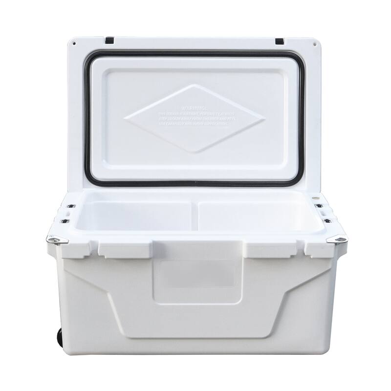 White color ice cooler box 65QT camping ice chest beer box outdoor fishing coolerBlue