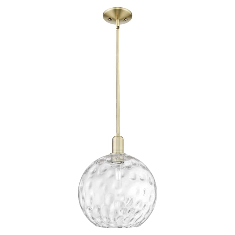 Innovations Lighting Endless Possibilities Arcadia - Athens Water Glass - 1 Light 12" Stem Hung Mini Pendant