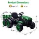 preview thumbnail 10 of 24, Kids Ride On Tractor with Trailer, 12V Battery Powered Electric