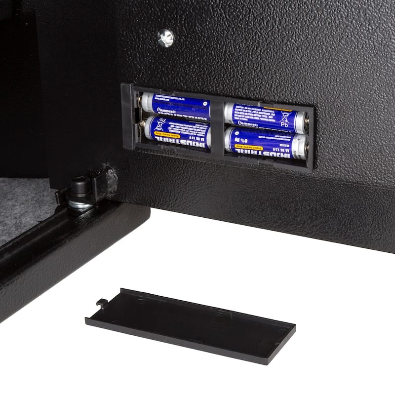 Electronic Combination Safe - Large Steel Strongbox with Keypad, Manual Override Key - Protect Money, Jewelry, More by Stalwart