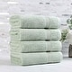 preview thumbnail 27 of 105, Superior Heritage Egyptian Cotton Absorbent Bath Towel Set of 4 Sage