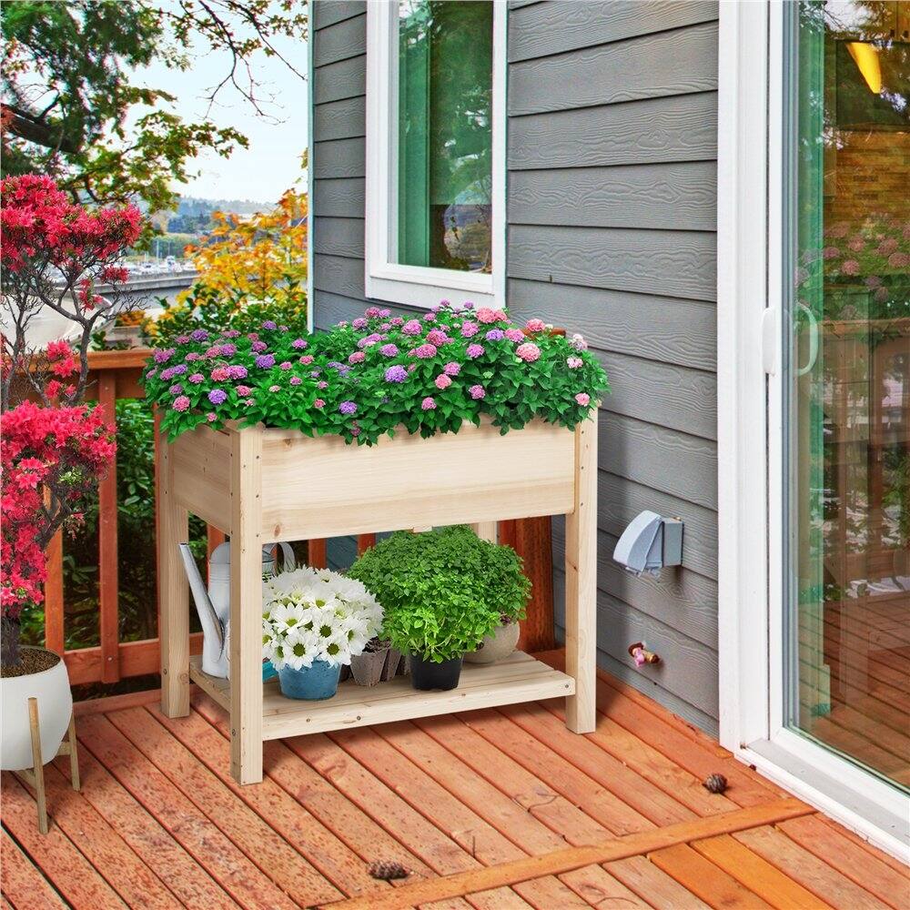 Wood Composite Raised Garden Bed On Sale Bed Bath & Beyond 37453685