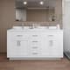 Option White / White Quartz Top / Brushed Nickel Hardware