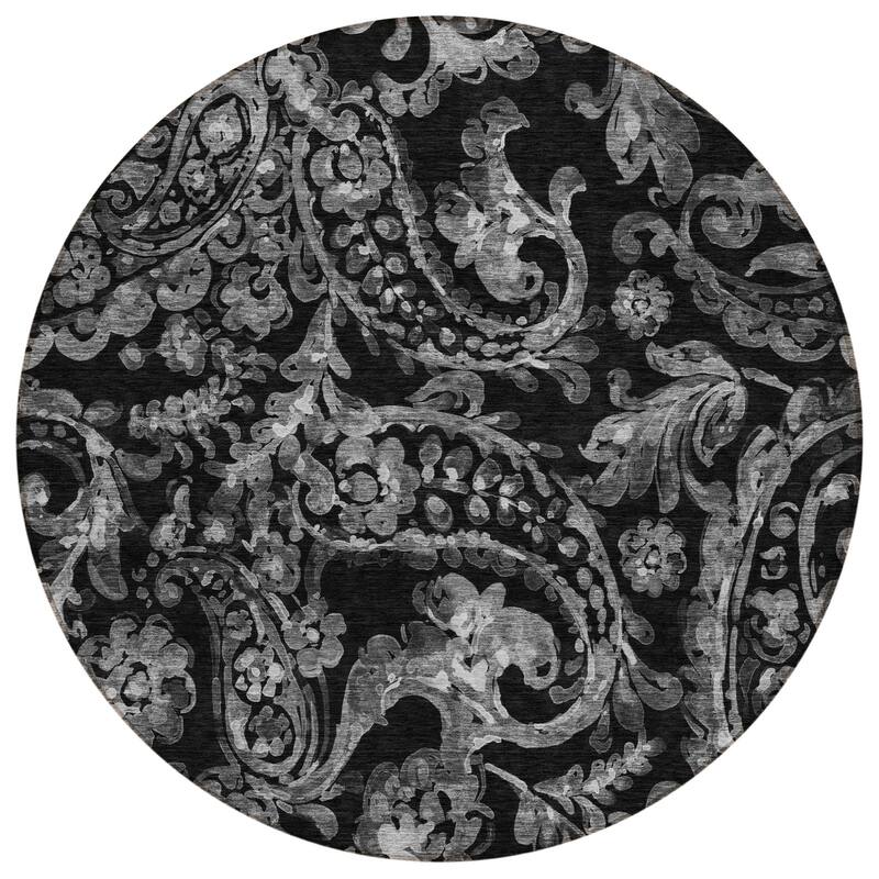 HomeRoots Paisley Transitional Rectangle Outdoor Rug