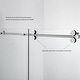preview thumbnail 12 of 23, Villena 60" W x 58" H Single Sliding Frameless Tub Door