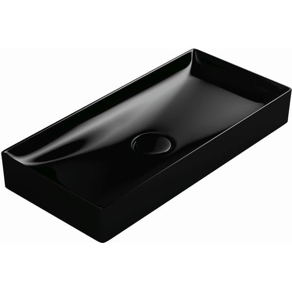 slide 2 of 4, WS Bath Collections Vision 6075 Vision 29-1/2" Ceramic Vessel Bathroom