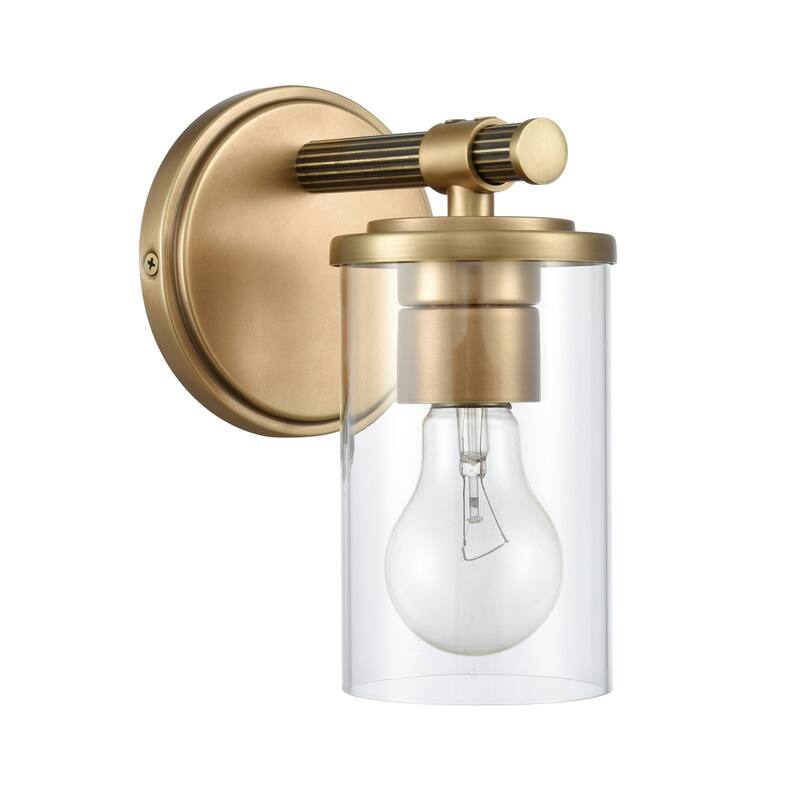 Burrow 15-inch Wide 2-Light Vanity Light in Polished Nickel