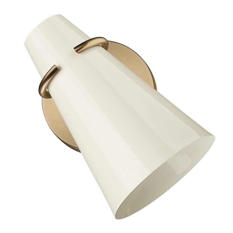Golden Lighting 2122-1W Reeva 9" Tall Bathroom Sconce