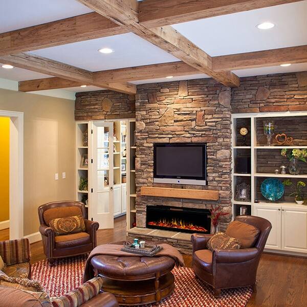 Shop Regal Flame Fusion 50 Log Built In Ventless Recessed Wall