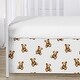 preview thumbnail 6 of 4, Sweet Jojo Designs Boho Teddy Bear Boy, Girl, Gender Neutral 3pc Nursery Crib Bedding Set -Brown, Watercolor Wholesome Aesthetic
