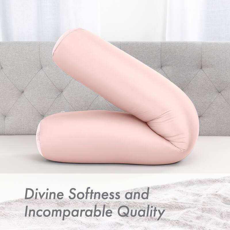 Straight Body Pillow, Premium Microbead,Side Sleeping / Pregnant Women